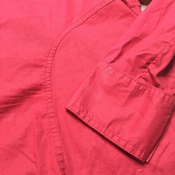 Harley Davidson Womens Zip Up Sequined Spell Out Logo Long Sleeve Top Red 1W - Picture 6 of 11